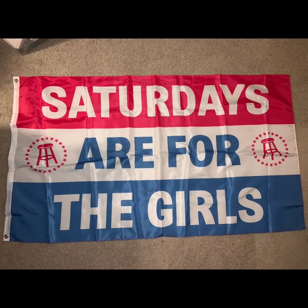 Saturday’s are for the girls flag